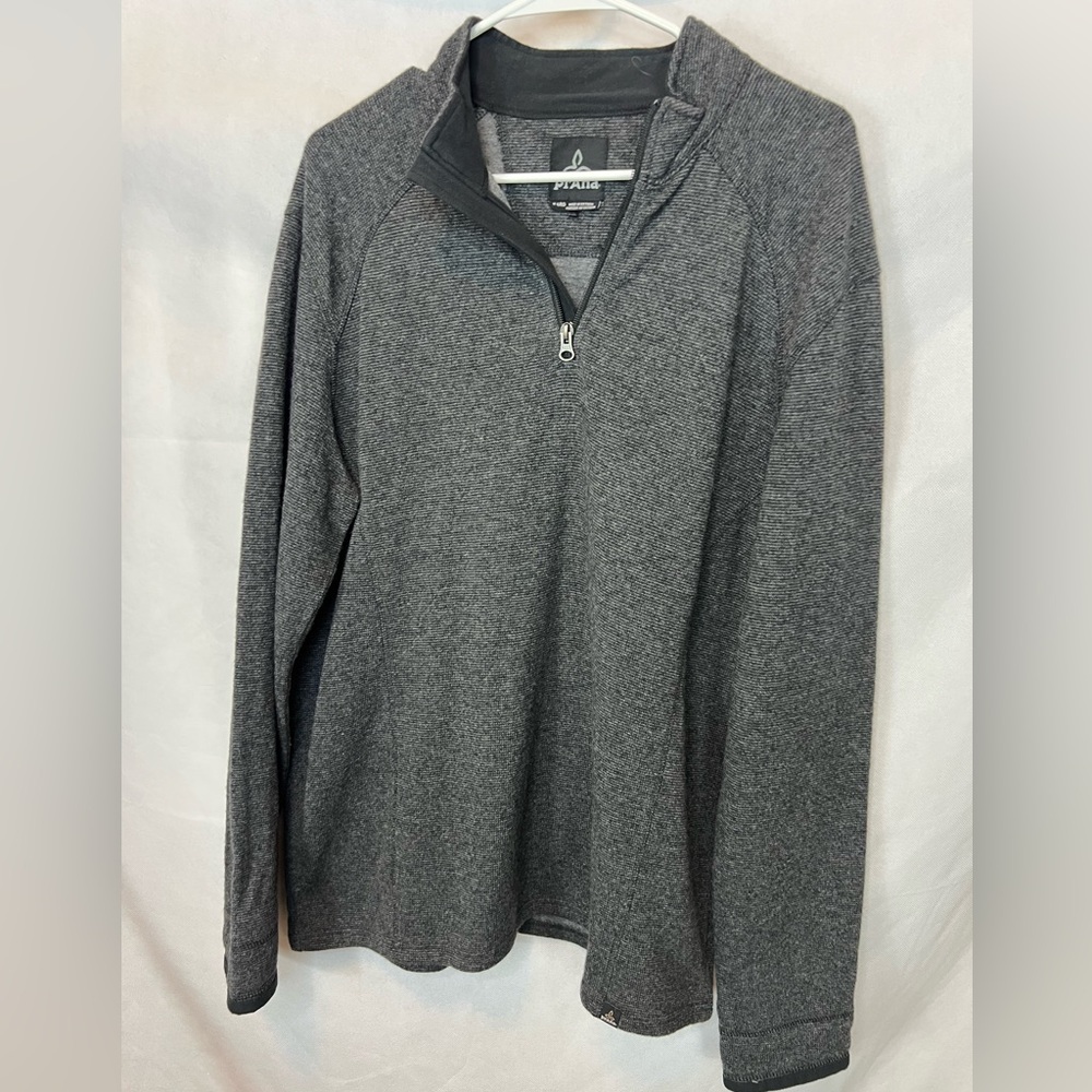 prAna Quarter Zip Sweater Mens XL  Pullover Sweater